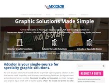 Tablet Screenshot of adcolorinc.com